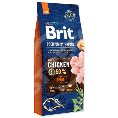 Krmivo Brit Premium by Nature Sport 15kg