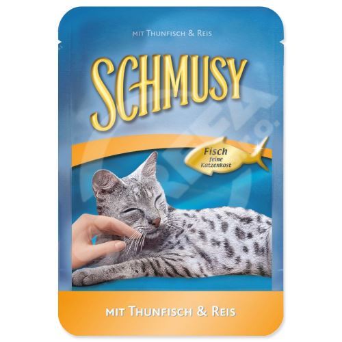 Kapsička Schmusy Nature Adult tuňák s rýží v želé 100g