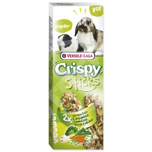 Tyčinky Versele-Laga Crispy králík a morče, se zeleninou 110g