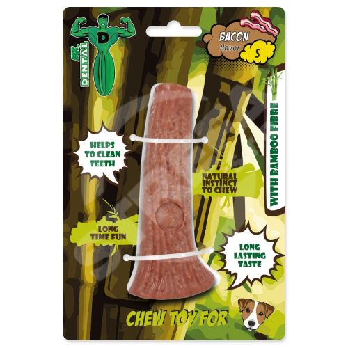 Hračka Mr.DENTAL žvýkací bambone parůžek slanina S 1 ks