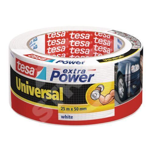 Páska textilní univerzální opravná bílá  TESA EXTRA POWER