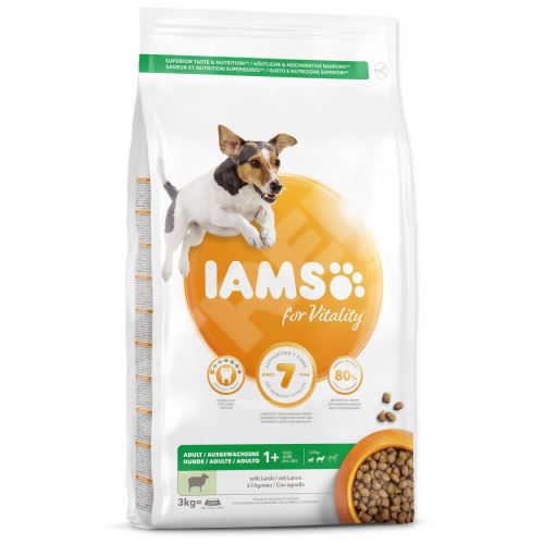 Krmivo IAMS Dog Adult Small & Medium Lamb 3kg