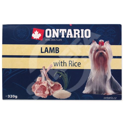 Vanička Ontario jehněčí s rýží 320g