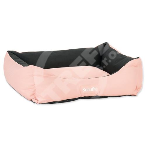 Pelech Scruffs Expedition Box Bed Rose Quartz M 60x50cm