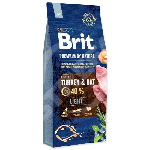 Krmivo Brit Premium by Nature Light 15kg