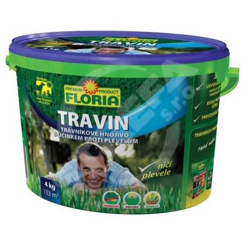 Hnojivo trávníkové FLORIA TRAVIN 3v1  4kg