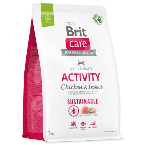 Krmivo Brit Care Dog Sustainable Activity Chicken & Insect 3kg