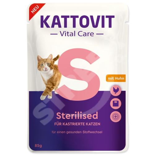 Kapsička Kattovit Vital Care Sterilized kuře 85g