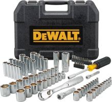 DeWalt 84 dílná sada s ráčnou 1/4" a 3/8" DWMT81531-1