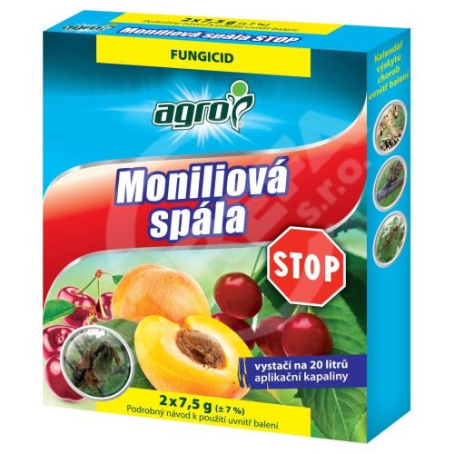 Fungicid AGRO STOP moniliová spála 2x7,5g