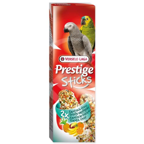 Tyčinky Prestige exotické ovoce pro velké papoušky 140 g