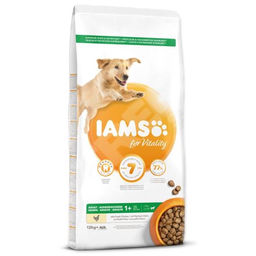 Krmivo IAMS Dog Adult Large Chicken 12kg