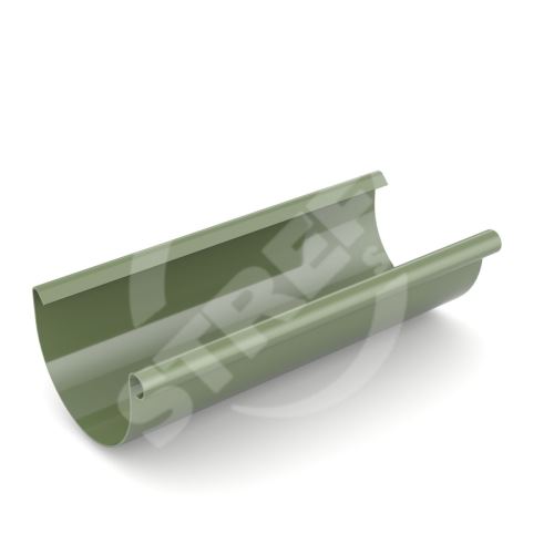 BRYZA Žľab, plastový žľab Ø 75 mm, dĺžka 3M, zelený RAL 6020