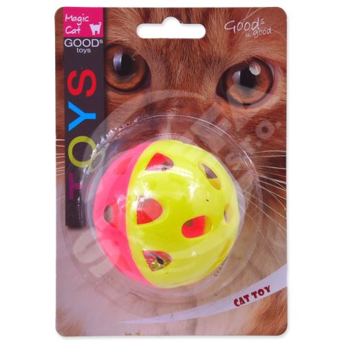 Hračka Magic Cat míček neon jumbo s rolničkou 6cm