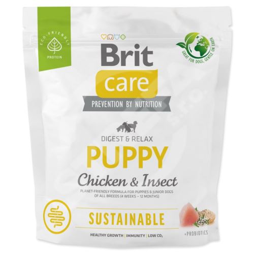 Krmivo Brit Care Dog Sustainable Puppy Chicken & Insect 1kg