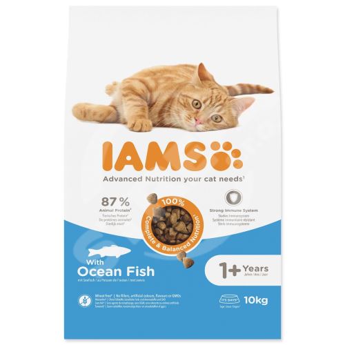 Krmivo IAMS Cat Adult Ocean Fish 10kg