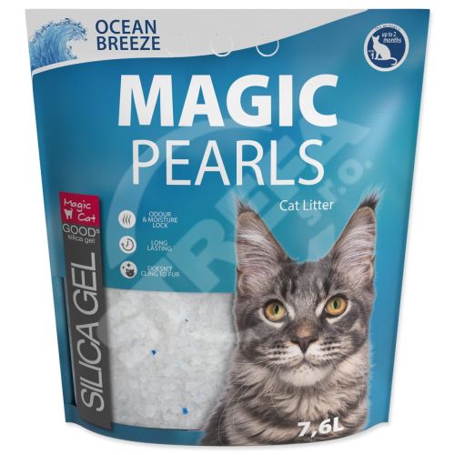 Kočkolit Magic Pearls Ocean Breeze 7,6l/3kg