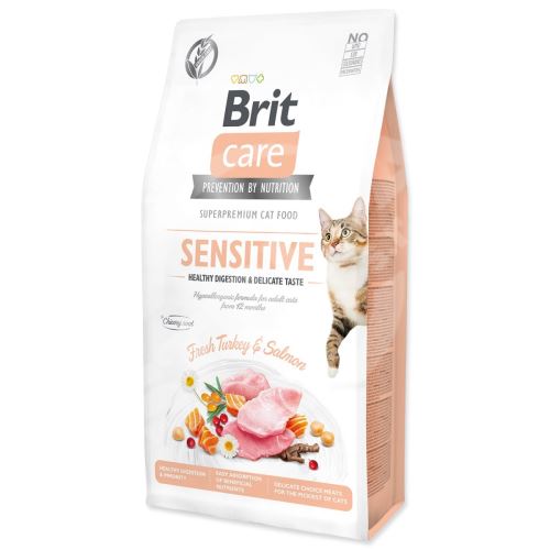 Krmivo Brit Care Cat Grain-Free Sensitive Healthy Digestion & Delicate Taste 7kg