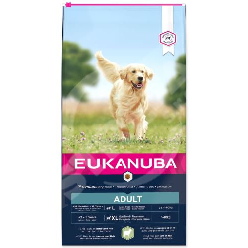 Krmivo EUKANUBA Adult Large & Giant Lamb 12kg