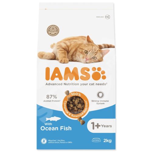 Krmivo IAMS Cat Adult Ocean Fish 2kg