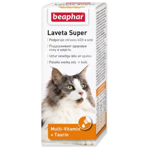 Kapky Beaphar vyživující srst Laveta Super 50ml