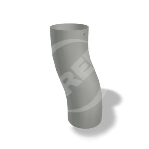 PREFA podstavcové koleno, ø 80 mm, sivý zinok