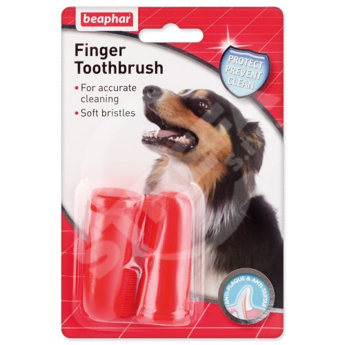 Zubní kartáčky Dog-A-Dent na prst 2 ks
