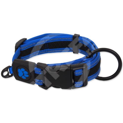 Obojek Active Dog Fluffy XL modrý 3,8x44-70cm