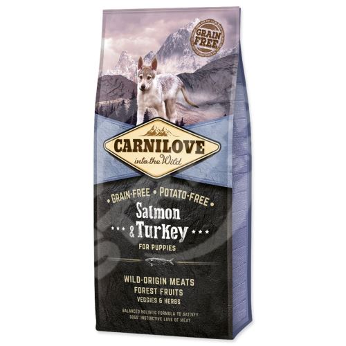 Krmivo Carnilove Puppy Salmon & Turkey 12kg