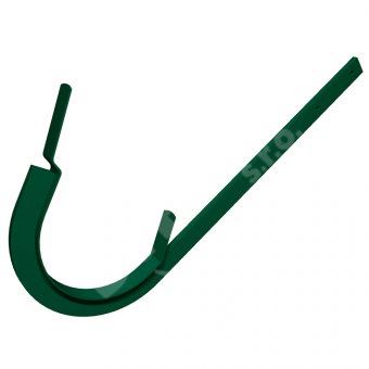 PREFA hliníkový hák žlabu zpevněný Ø 150 mm, Mechově zelená RAL 6005