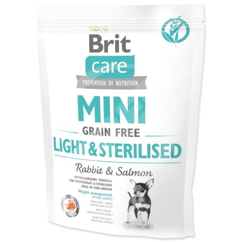 Krmivo Brit Care Mini Grain Free Light & Sterilised 0,4kg