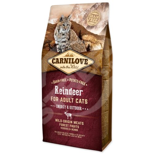 Krmivo Carnilove Adult Energy & Outdoor Reindeer 6kg