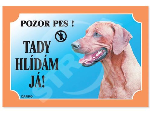 Tabulka Dafiko rhodézský ridgeback