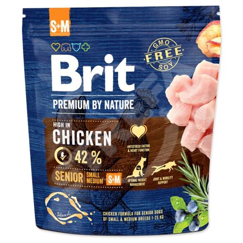 BRIT Premium by Nature Senior S+M 1 kg