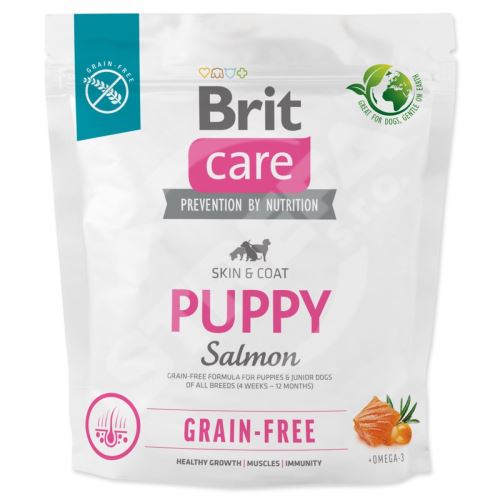 Krmivo Brit Care Dog Grain-free Puppy Salmon 1kg