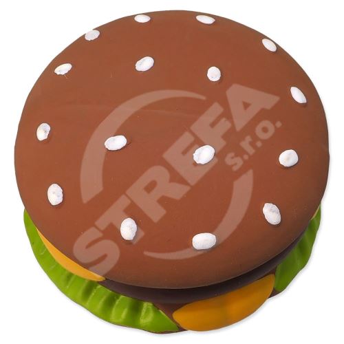 Hračka Dog Fantasy Latex hamburger se zvukem 8cm