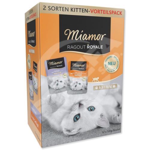 Kapsička Miamor Ragout Royale Kitten v želé Multi 2x6x100g