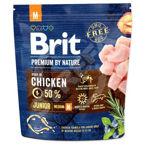 Krmivo Brit Premium by Nature Junior M 1kg