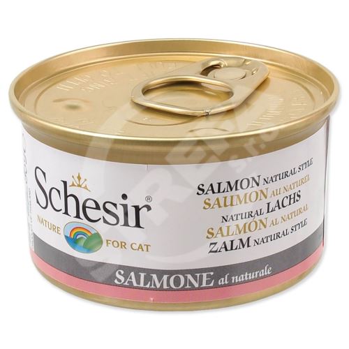 Konzerva SCHESIR Cat losos přírodní 85 g