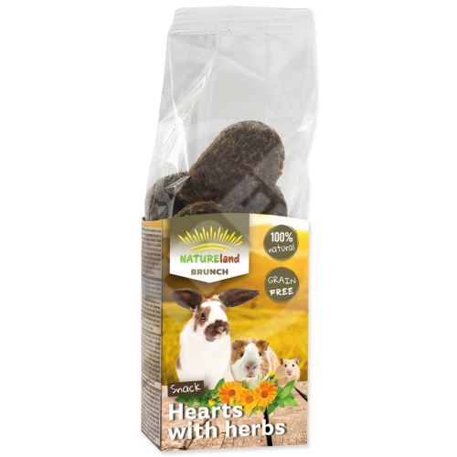 Pochoutka Nature Land Brunch srdíčka s bylinkami 105g