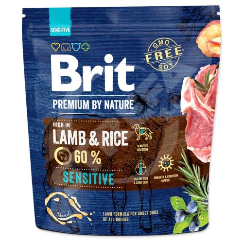 Krmivo Brit Premium by Nature Sensitive Lamb 1kg