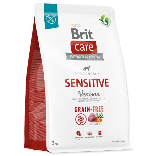 Krmivo Brit Care Dog Grain-free Sensitive Venison 3kg