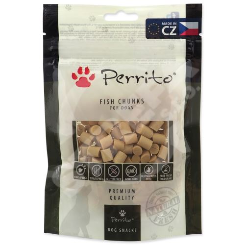 Pochoutka Perrito rybí kousky 100g