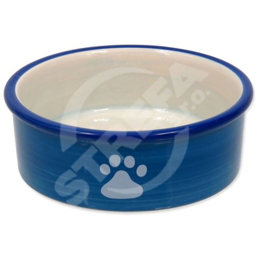 Miska MAGIC CAT keramická kočičí tlapka modrá 12,5 cm 1 ks