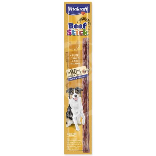 Pochoutka Vitakraft Beef Stick krůta, tyčinka 12g