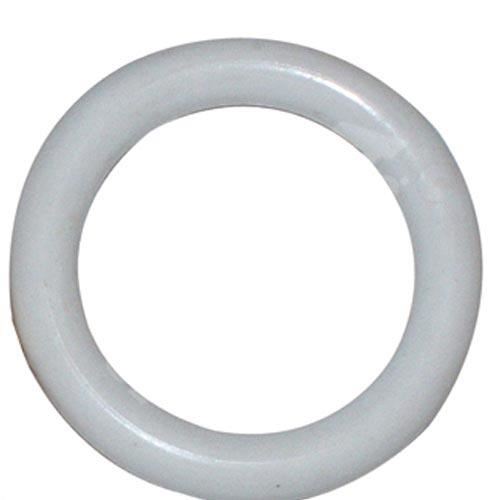 Kruh na záclony- plastový, barva bílá  (10ks)