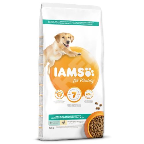 Krmivo IAMS Dog Adult Weight Control Chicken 12kg