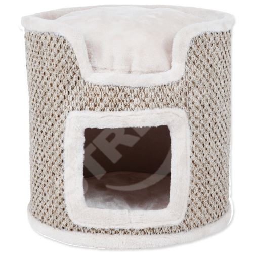 Odpočívadlo Trixie Ria Cat Tower světle šedé-přírodní 37cm