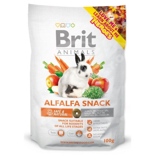 Snack BRIT Animals Alfalfa for Rodents 100 g