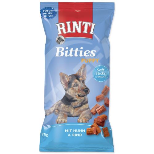 Pochoutka Rinti Bitties Puppy kuře a hovězí 75g